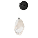 Hubbardton Forge 2023 Ink White Crystal (WP) Chrysalis Large Low Voltage Sconce
