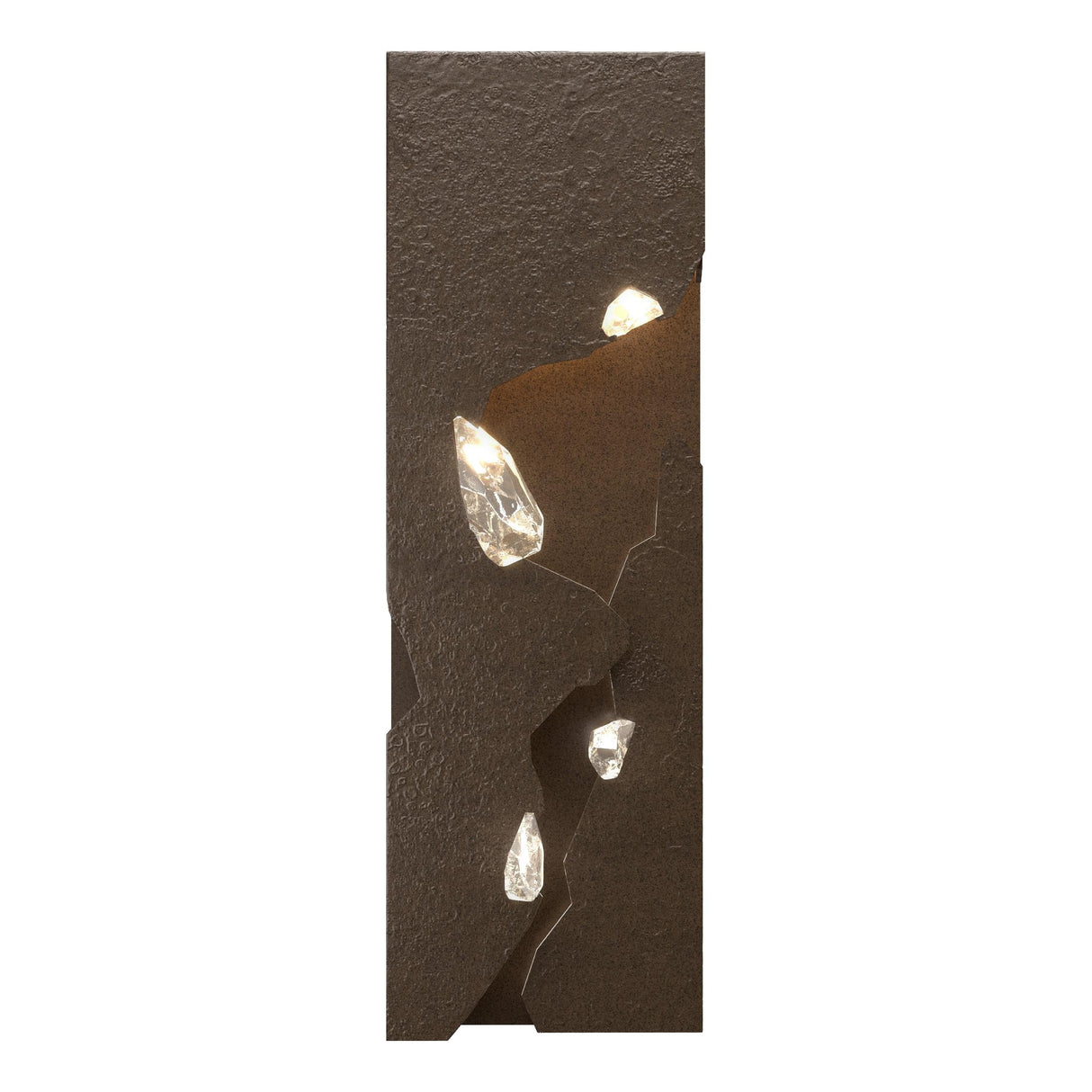 Hubbardton Forge 2018 Bronze Crystal Trove LED Sconce