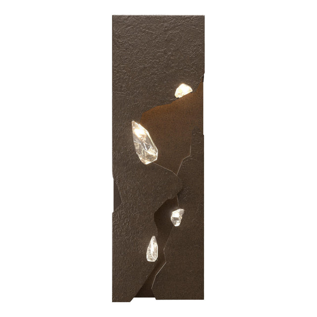Hubbardton Forge 2018 Bronze Crystal Trove LED Sconce