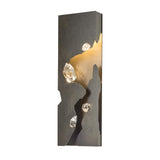 Hubbardton Forge 2018 Dark Smoke Crystal Trove LED Sconce