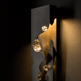 Hubbardton Forge 2018 Dark Smoke Crystal Trove LED Sconce
