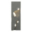 Hubbardton Forge 2018 Natural Iron Crystal Trove LED Sconce