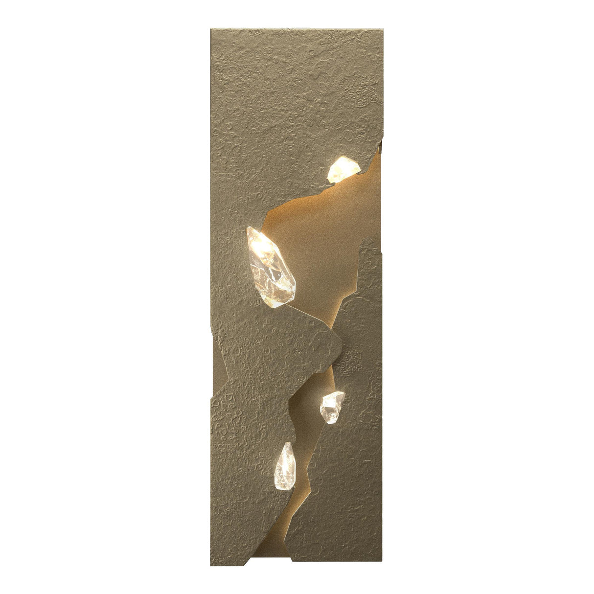 Hubbardton Forge 2018 Soft Gold Crystal Trove LED Sconce