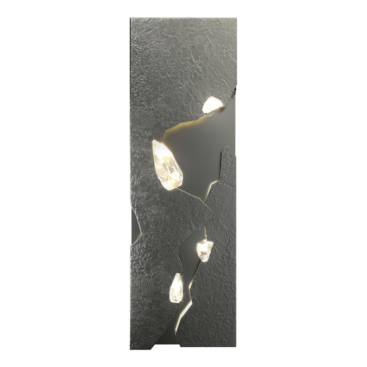 Hubbardton Forge 2018 Sterling Crystal Trove LED Sconce