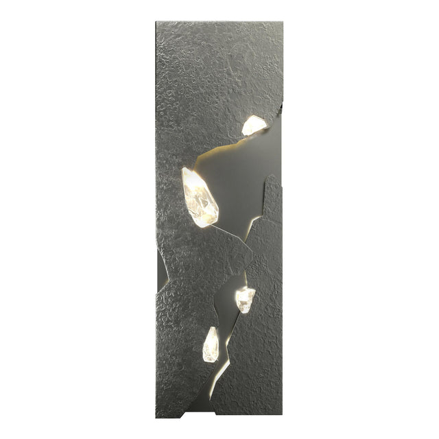 Hubbardton Forge 2018 Sterling Crystal Trove LED Sconce