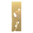 Hubbardton Forge 2018 Modern Brass Crystal Trove LED Sconce