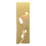 Hubbardton Forge 2018 Modern Brass Crystal Trove LED Sconce