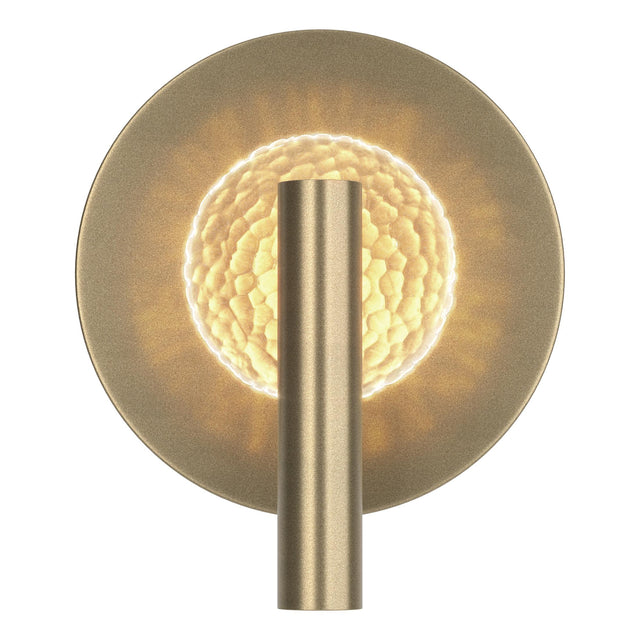 Hubbardton Forge 2017 Soft Gold Clear Glass (ZM) Solstice Sconce