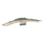 Hubbardton Forge 2023 Sterling Clear Glass (ZM) Glissade LED Bath Sconce