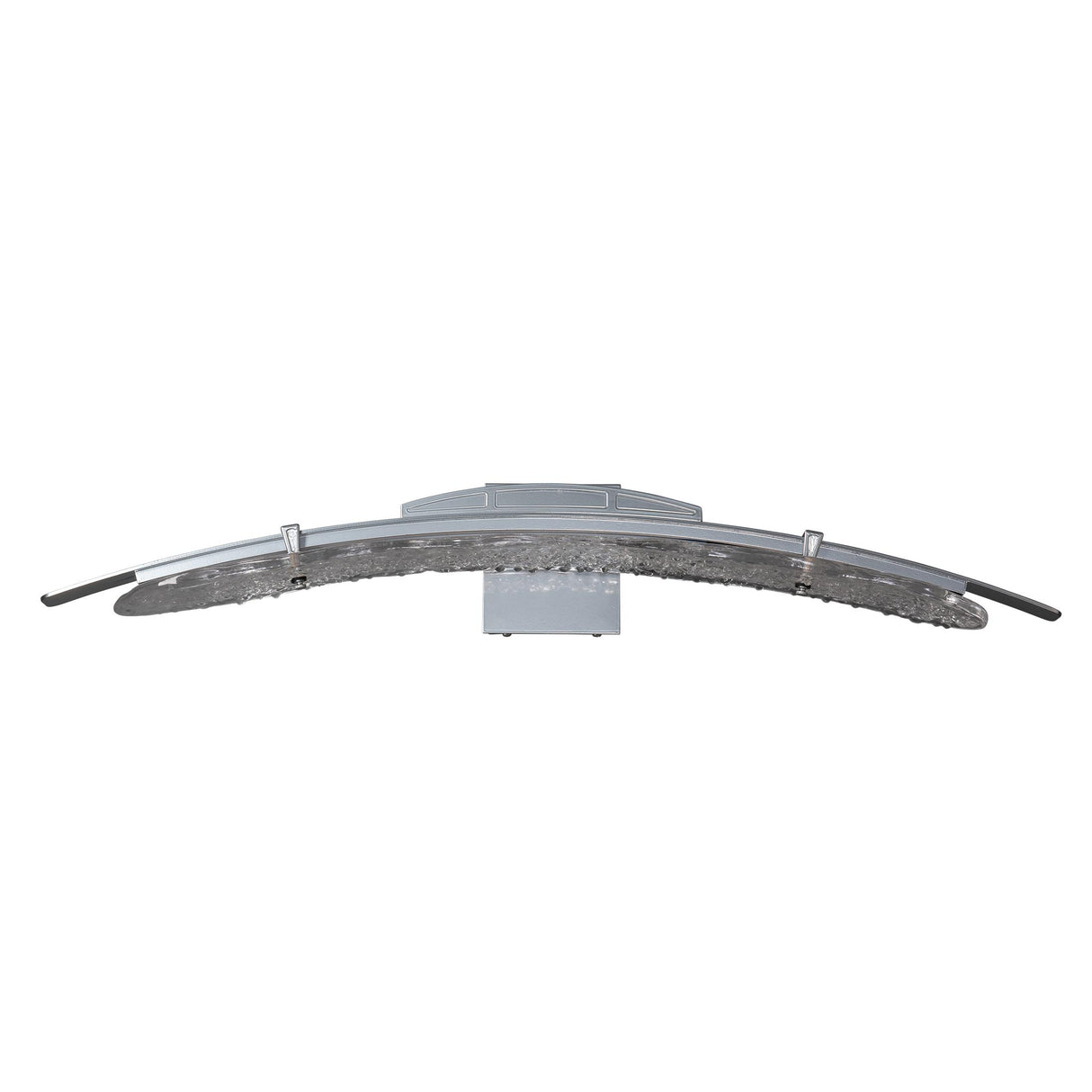 Hubbardton Forge 2023 Sterling Clear Glass (ZM) Glissade LED Bath Sconce