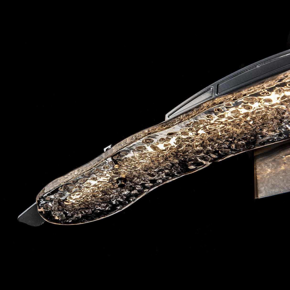 Hubbardton Forge 2023 Sterling Clear Glass (ZM) Glissade LED Bath Sconce