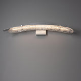 Hubbardton Forge 2023 Sterling Clear Glass (ZM) Glissade LED Bath Sconce