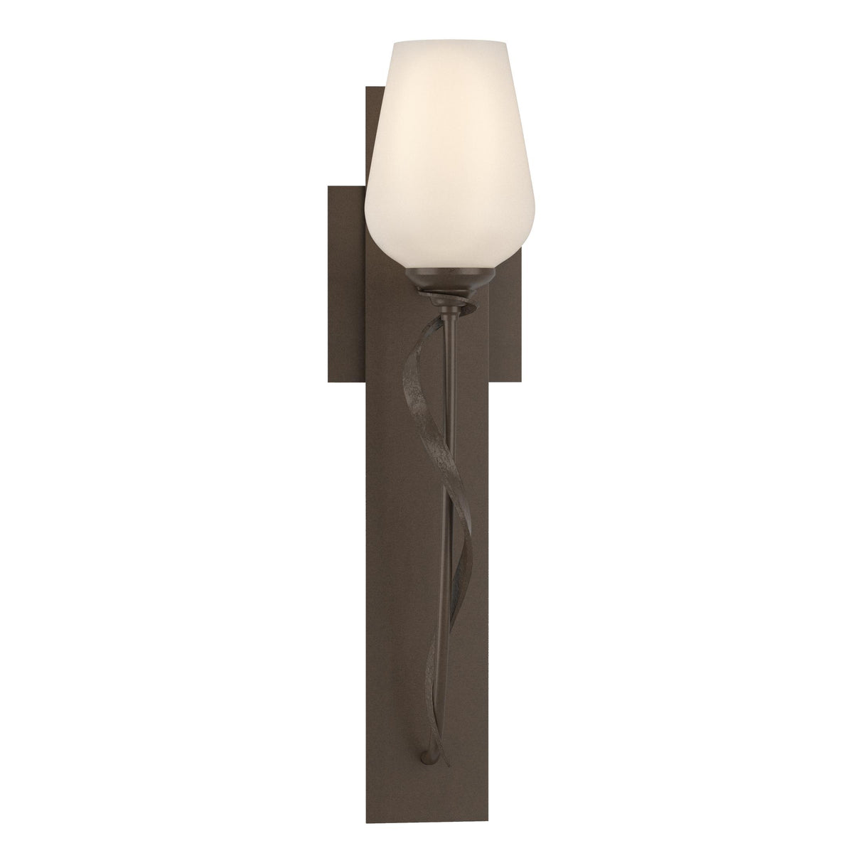 Hubbardton Forge 2011 Bronze Opal Glass (GG) Flora Sconce