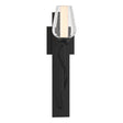 Hubbardton Forge 2011 Black Seeded Glass with Opal Diffuser (ZS) Flora Sconce