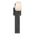 Hubbardton Forge 2011 Natural Iron Opal Glass (GG) Flora Sconce