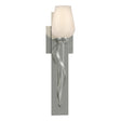 Hubbardton Forge 2011 Sterling Opal Glass (GG) Flora Sconce