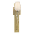 Hubbardton Forge 2011 Modern Brass Opal Glass (GG) Flora Sconce