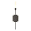 Hubbardton Forge 2014 Dark Smoke Lisse 1 Light Sconce