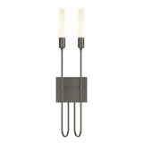 Hubbardton Forge 2014 Dark Smoke Lisse 2 Light Sconce