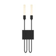 Hubbardton Forge 2014 Black Lisse 2 Light Sconce