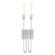 Hubbardton Forge 2014 Vintage Platinum Lisse 2 Light Sconce