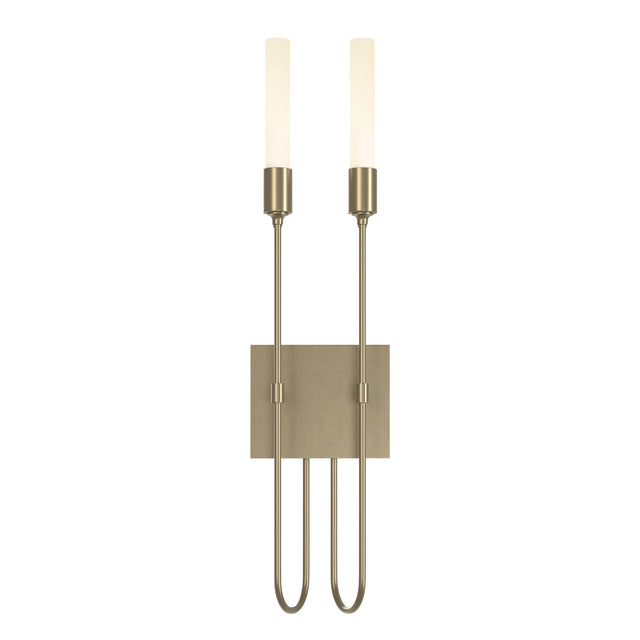 Hubbardton Forge 2014 Soft Gold Lisse 2 Light Sconce