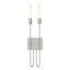 Hubbardton Forge 2014 Sterling Lisse 2 Light Sconce