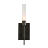 Hubbardton Forge 2019 Dark Smoke Clear Glass (ZM) Vela Sconce