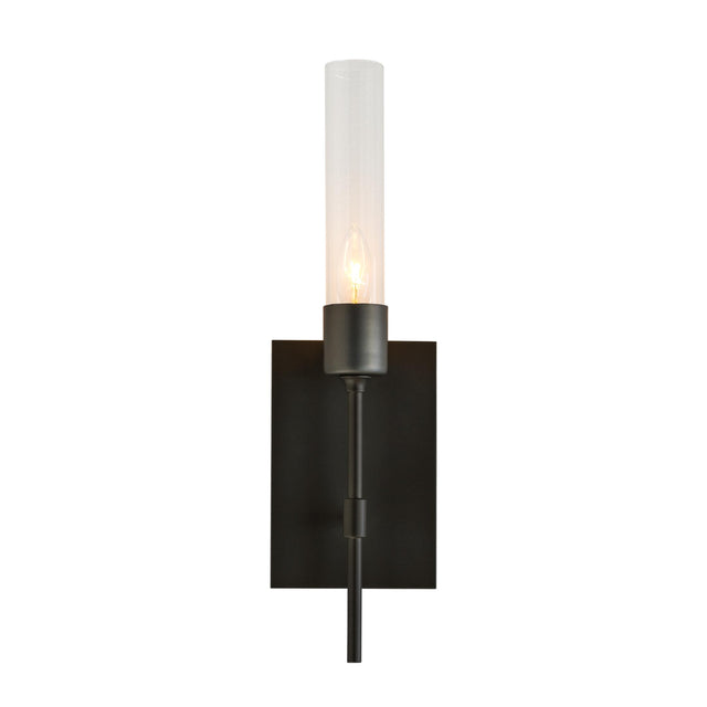 Hubbardton Forge 2019 Dark Smoke Clear Glass (ZM) Vela Sconce