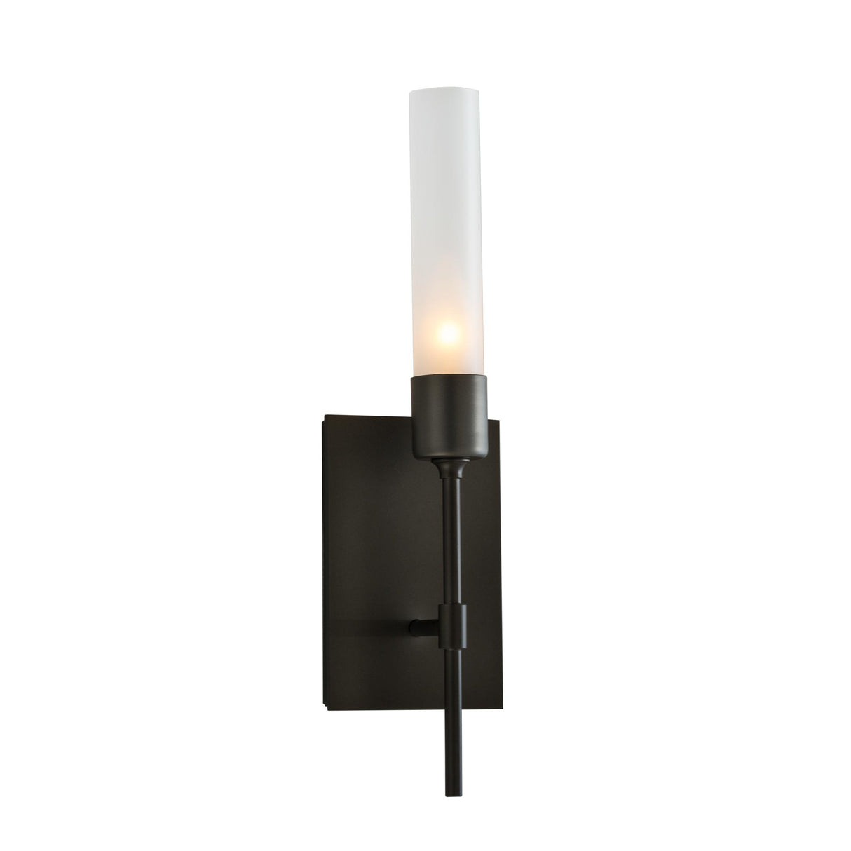 Hubbardton Forge 2019 Dark Smoke Frosted Glass (FD) Vela Sconce
