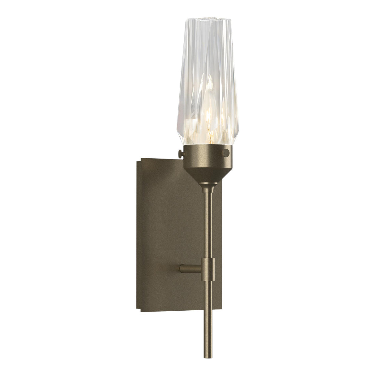 Hubbardton Forge 2019 Soft Gold Crystal Luma Sconce