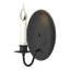 Hubbardton Forge 1997 Black Simple Lines Sconce