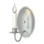 Hubbardton Forge 1997 Vintage Platinum Simple Lines Sconce
