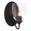 Hubbardton Forge 2005 Black Water Glass (LL) Simple Lines Sconce