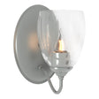 Hubbardton Forge 2005 Vintage Platinum Water Glass (LL) Simple Lines Sconce