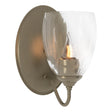 Hubbardton Forge 2005 Soft Gold Water Glass (LL) Simple Lines Sconce