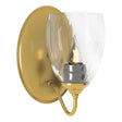 Hubbardton Forge 2005 Modern Brass Water Glass (LL) Simple Lines Sconce