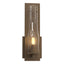 Hubbardton Forge 2009 Bronze Seeded Clear Glass (II) New Town Sconce