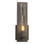 Hubbardton Forge 2009 Dark Smoke Seeded Clear Glass (II) New Town Sconce