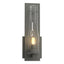 Hubbardton Forge 2009 Natural Iron Seeded Clear Glass (II) New Town Sconce