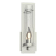 Hubbardton Forge 2009 Sterling Seeded Clear Glass (II) New Town Sconce