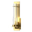 Hubbardton Forge 2009 Modern Brass Seeded Clear Glass (II) New Town Large Sconce
