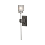 Hubbardton Forge 2013 Dark Smoke Cast Glass (YC) Echo Sconce