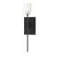 Hubbardton Forge 2013 Black Cast Glass (YC) Echo Sconce