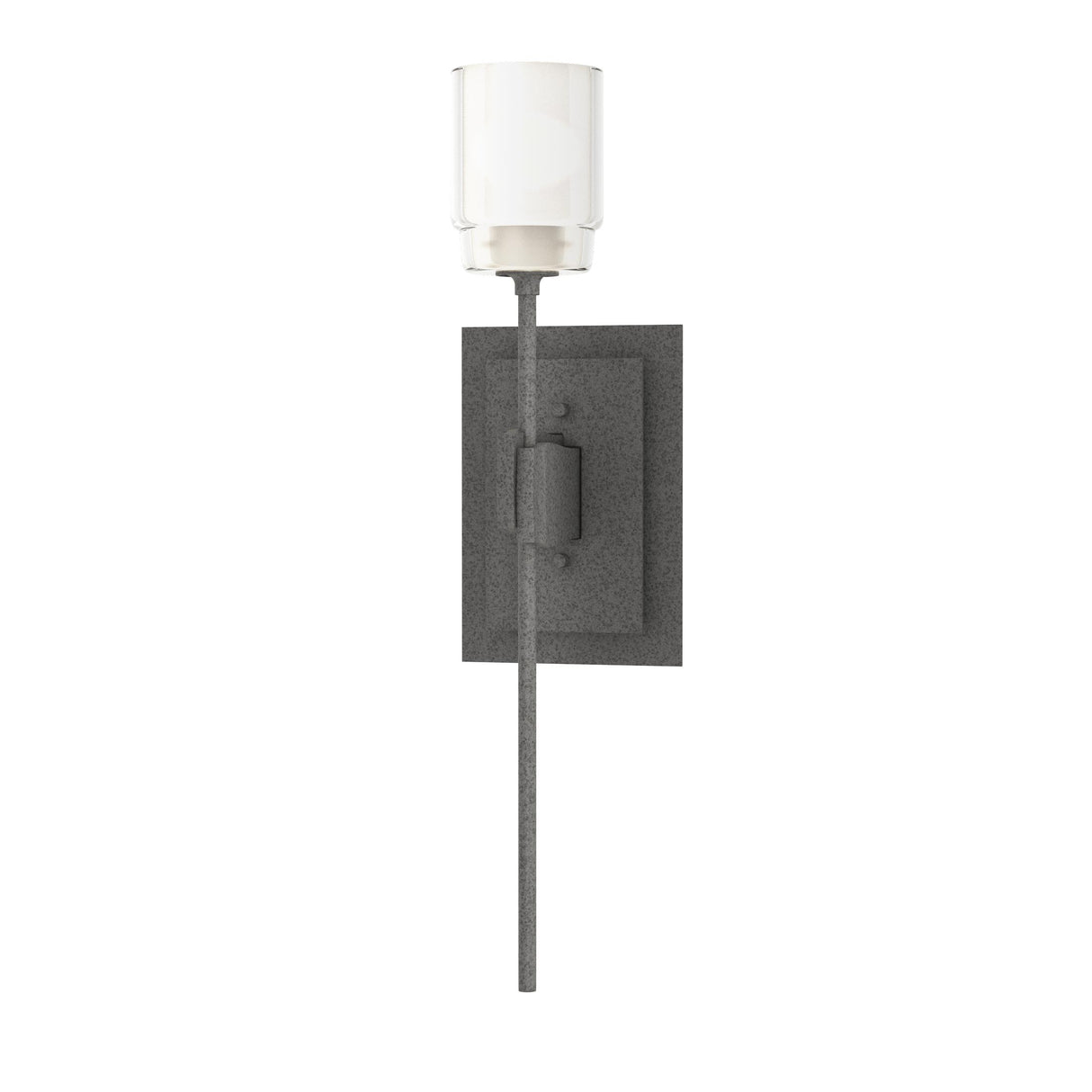 Hubbardton Forge 2013 Natural Iron Cast Glass (YC) Echo Sconce