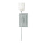 Hubbardton Forge 2013 Vintage Platinum Cast Glass (YC) Echo Sconce