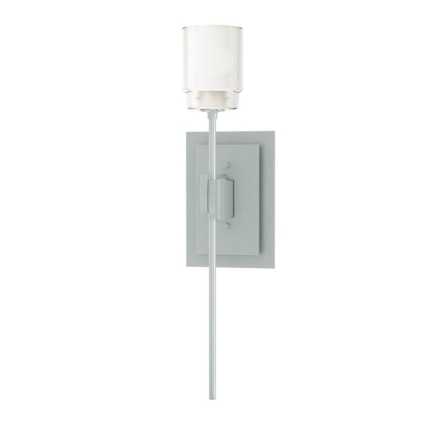 Hubbardton Forge 2013 Vintage Platinum Cast Glass (YC) Echo Sconce