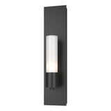 Hubbardton Forge 2015 Black Opal Glass (GG) Pillar 1 Light Sconce