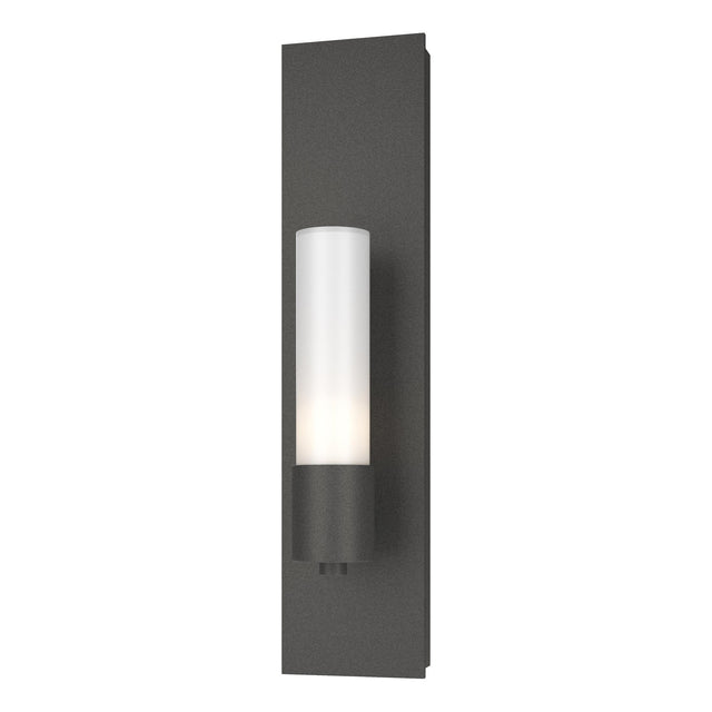 Hubbardton Forge 2015 Natural Iron Opal Glass (GG) Pillar 1 Light Sconce