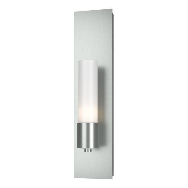 Hubbardton Forge 2015 Vintage Platinum Opal Glass (GG) Pillar 1 Light Sconce